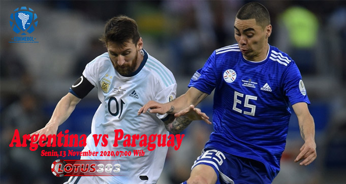 Prediksi Bola Argentina Vs Paraguay 13 November 2020