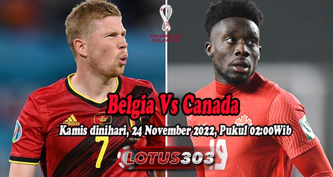 Prediksi Bola Belgia Vs Canada 24 November 2022